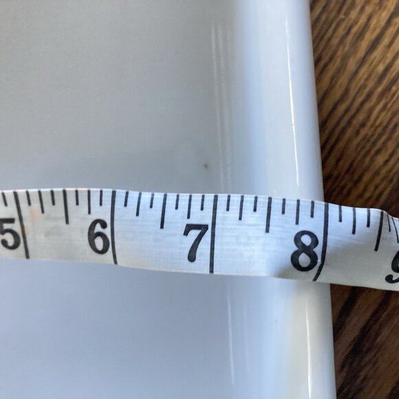 VTG Kari Trestakk Norway Casserole Porcelain Baking Dish Abstract Forks Design - Picture 8 of 11